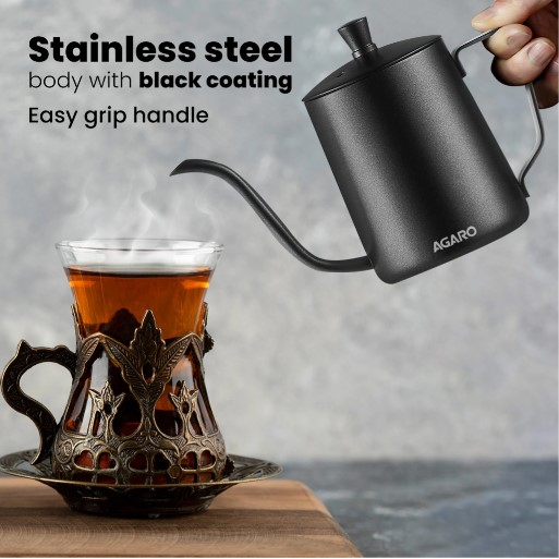AGARO Elite Goose Neck Kettle Electric Kettle  600ml(33898)