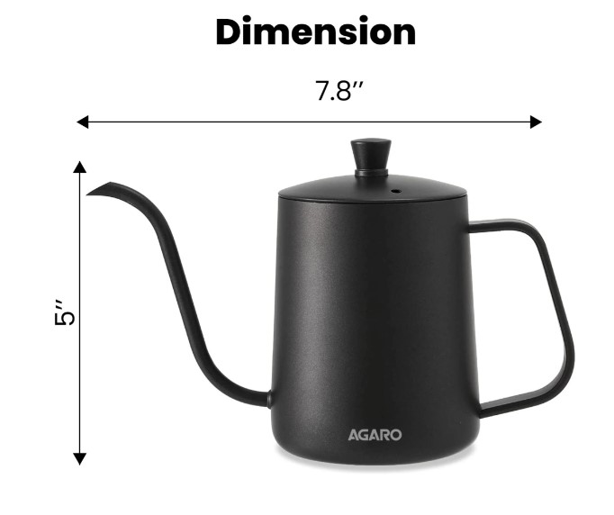 AGARO Elite Goose Neck Kettle Electric Kettle  600ml(33898)