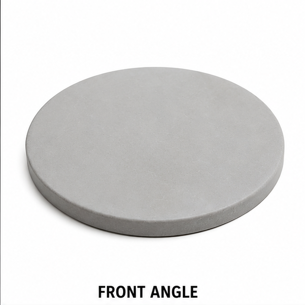 9inch White Marble Chakla