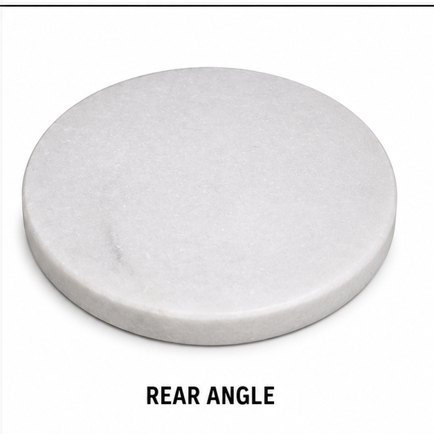9inch White Marble Chakla