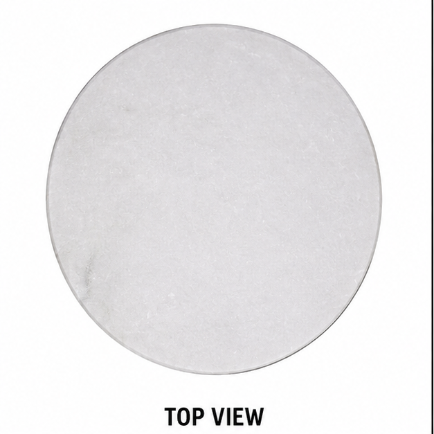 9inch White Marble Chakla