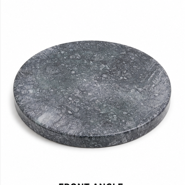 9inch Grey Marble Round Chakla