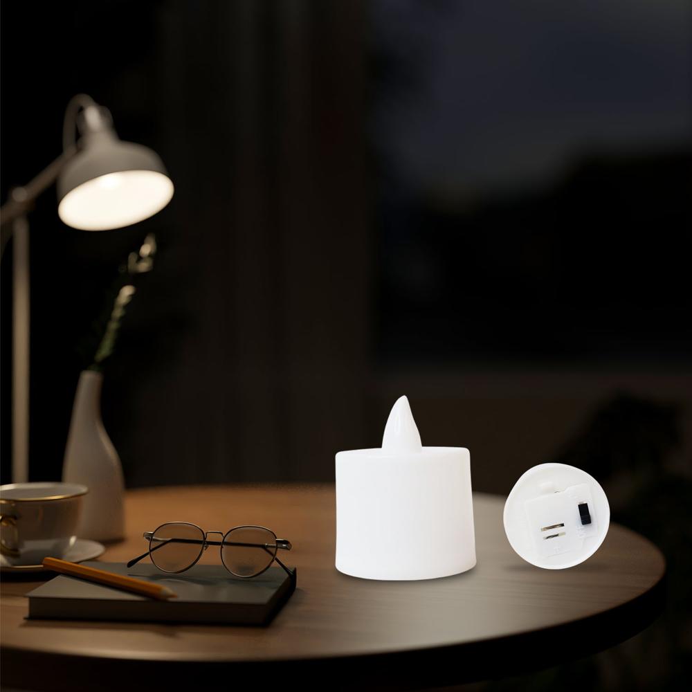 Blue LED Tea Light Candles (6 Pc)