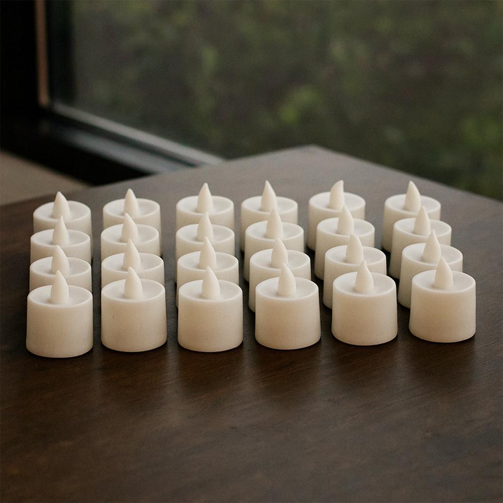 Blue LED Tea Light Candles (6 Pc)
