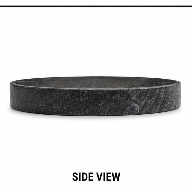9inch Black Marble Chakla