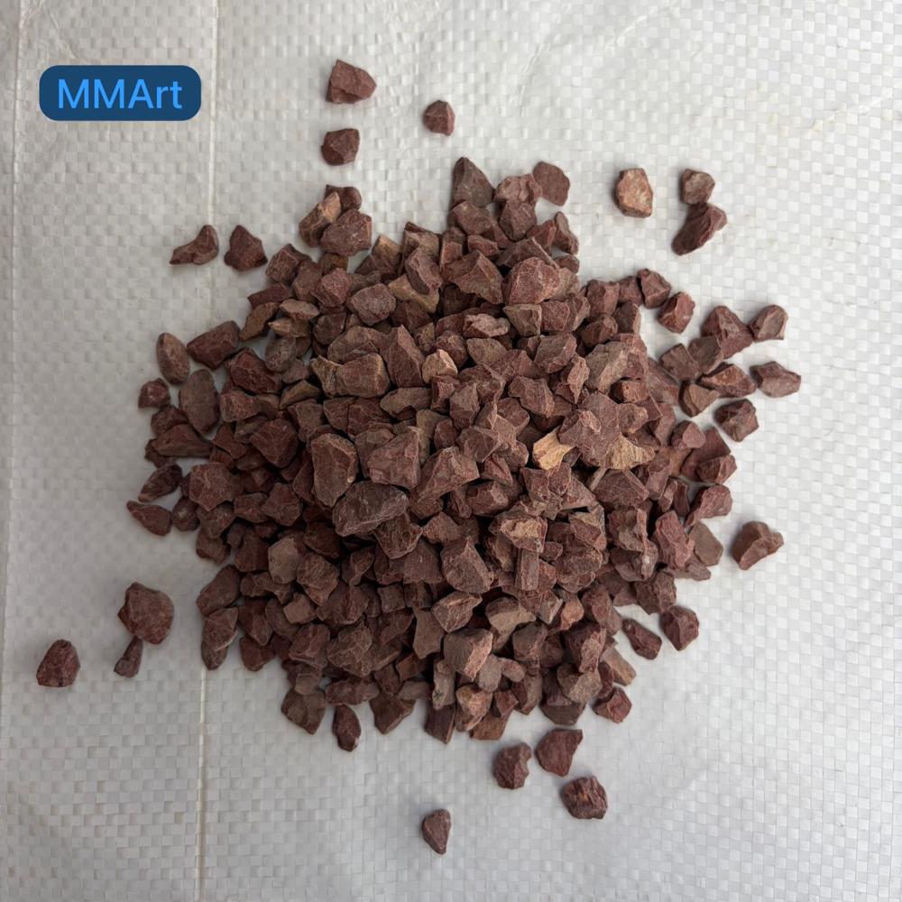Washed Natural Crushed Marble Chips for Exposed Aggregate Concrete Flooring Driveway Path Making