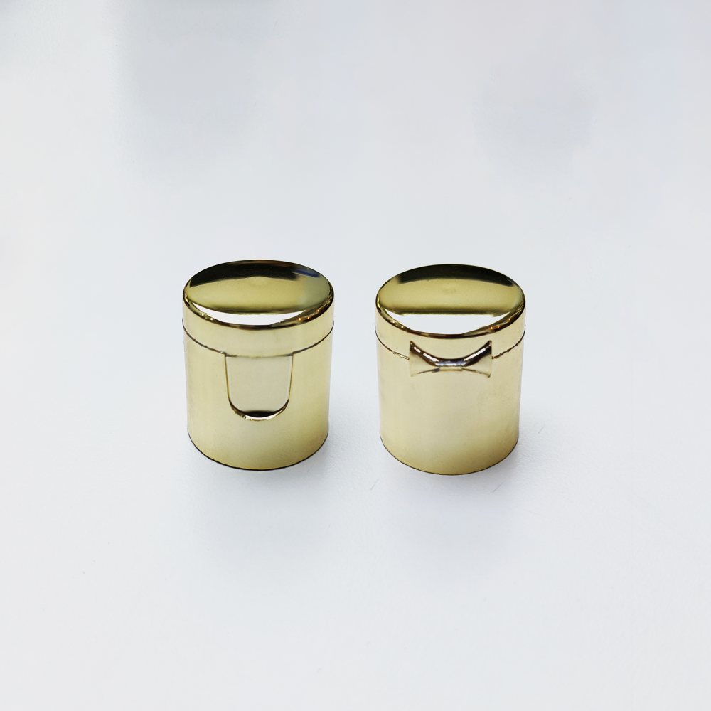 Flip Top 24MM Cap Gold Metallizing