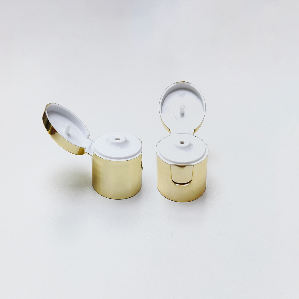 Flip Top 24MM Cap Gold Metallizing