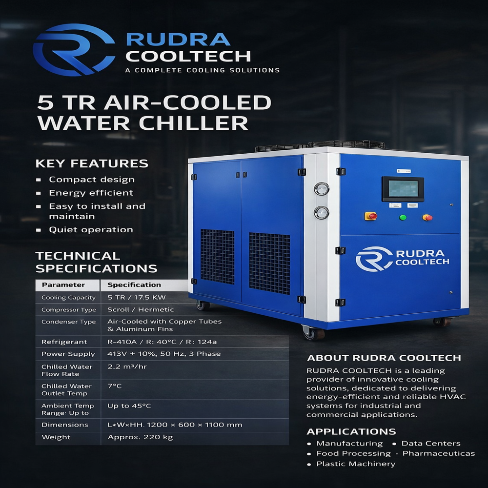 Industrial Air Cooled Chiller Supplier | High Efficiency Cooling System