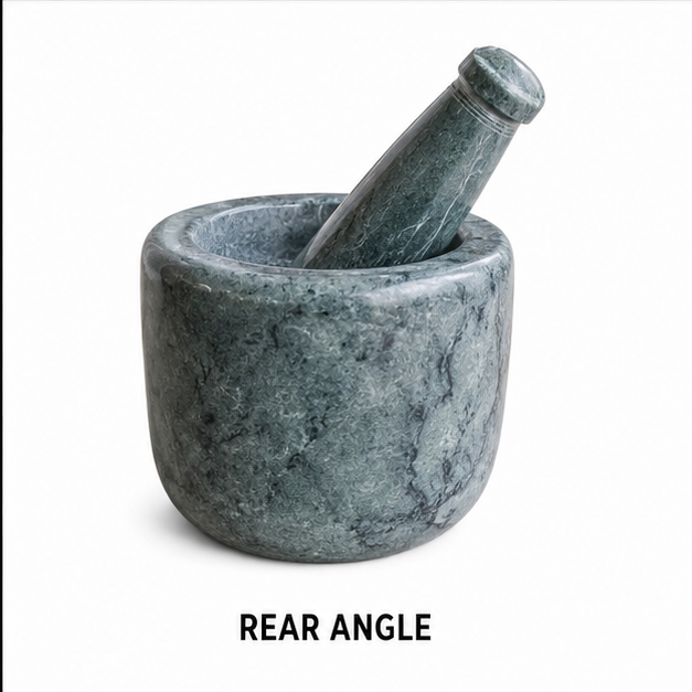 5x3inch Marble Pestle Set