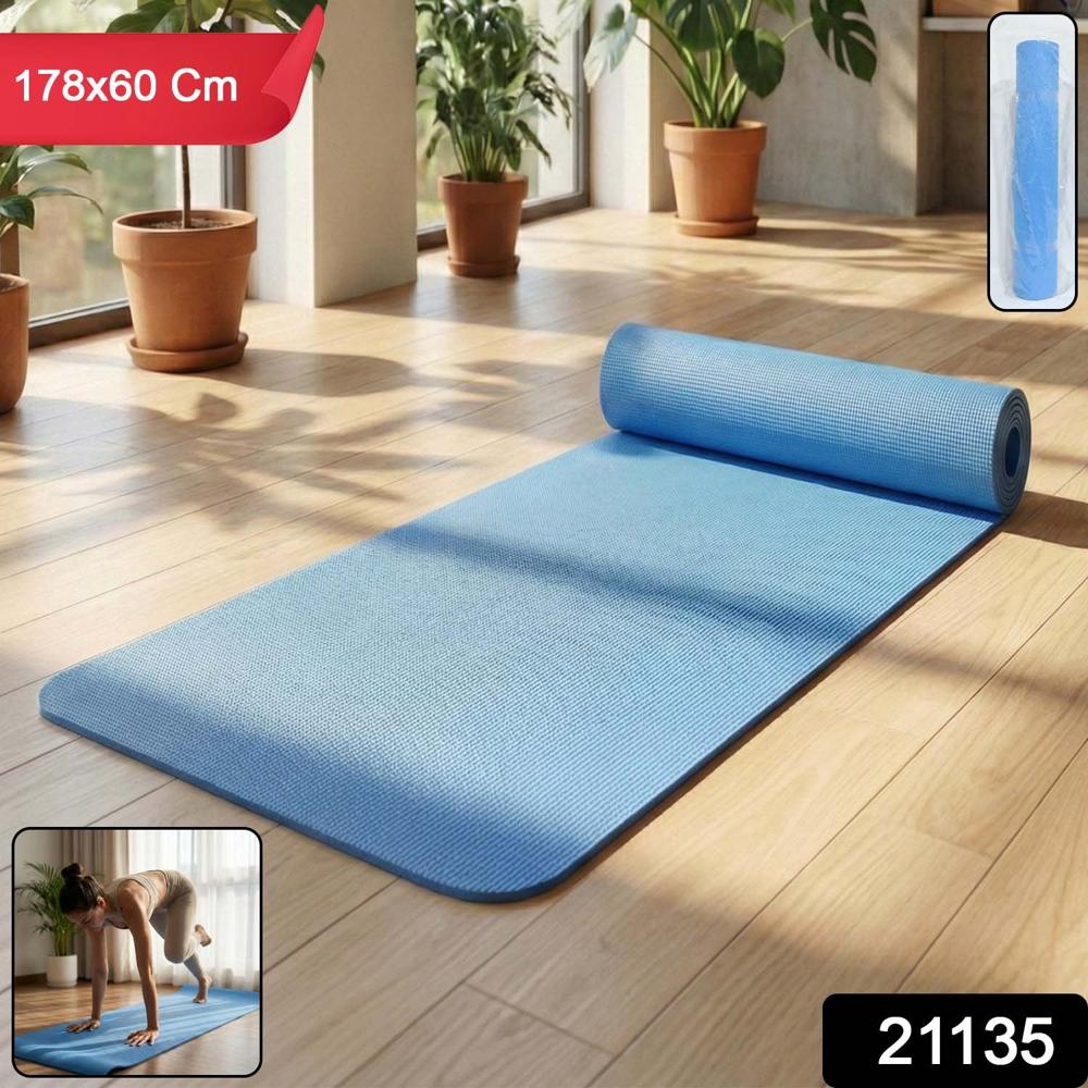 Premium Non-slip Yoga & Exercise Mat (178x60 Cm / 1 Pc / Mix Color)