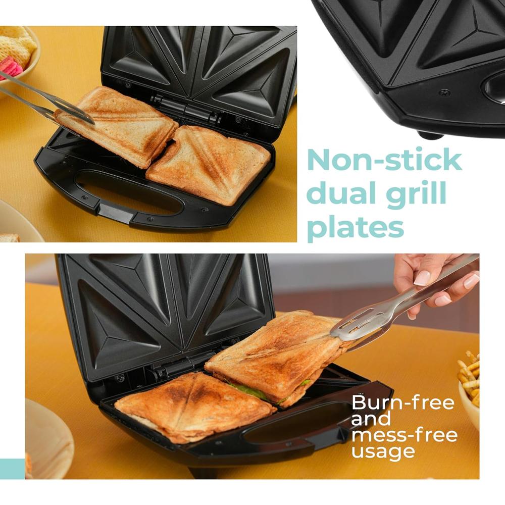 AGARO 4-Slice Sandwich Maker for Grilling(33185)