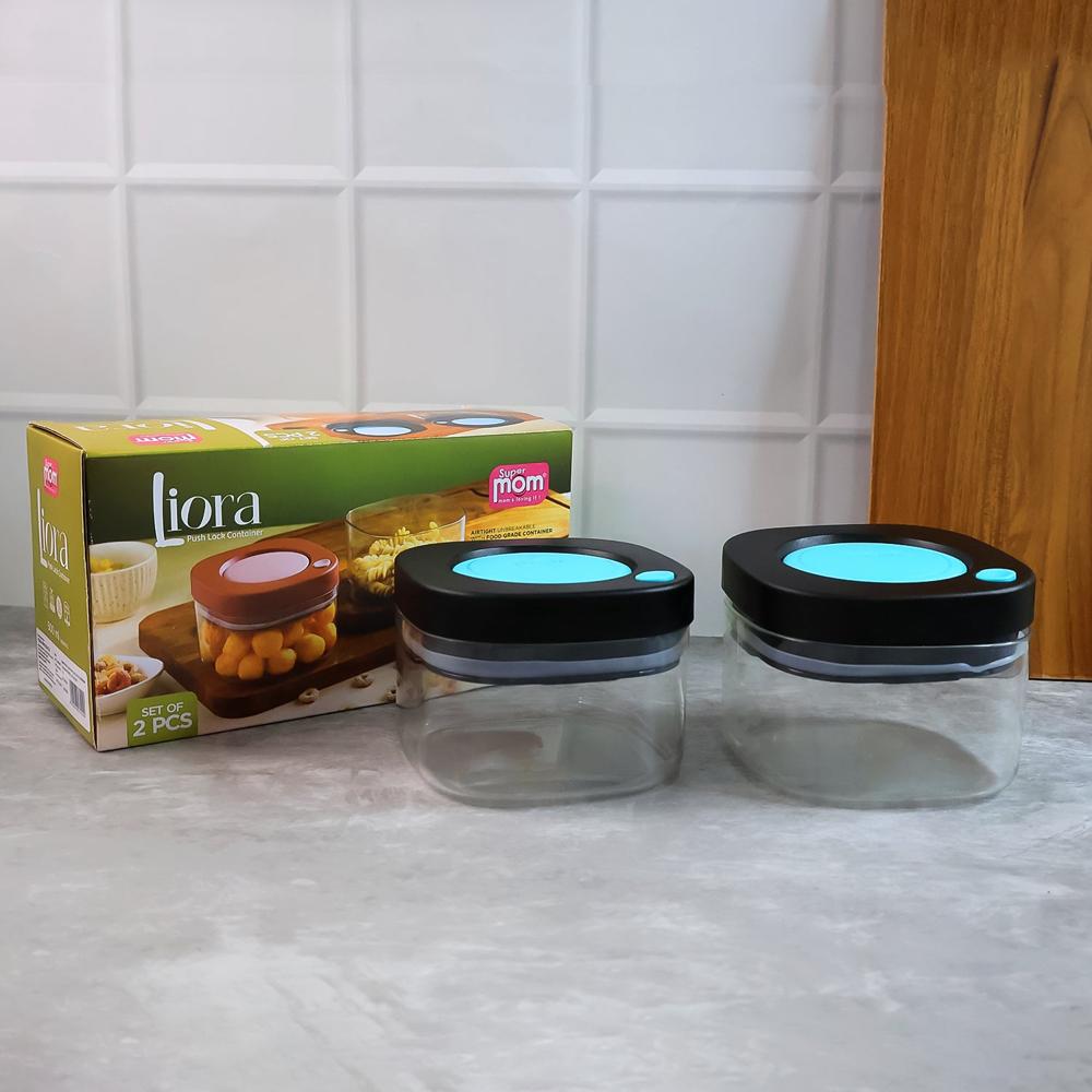 Supermom Airtight Kitchen Storage Containers  (2 Pc Set / 500 ml)