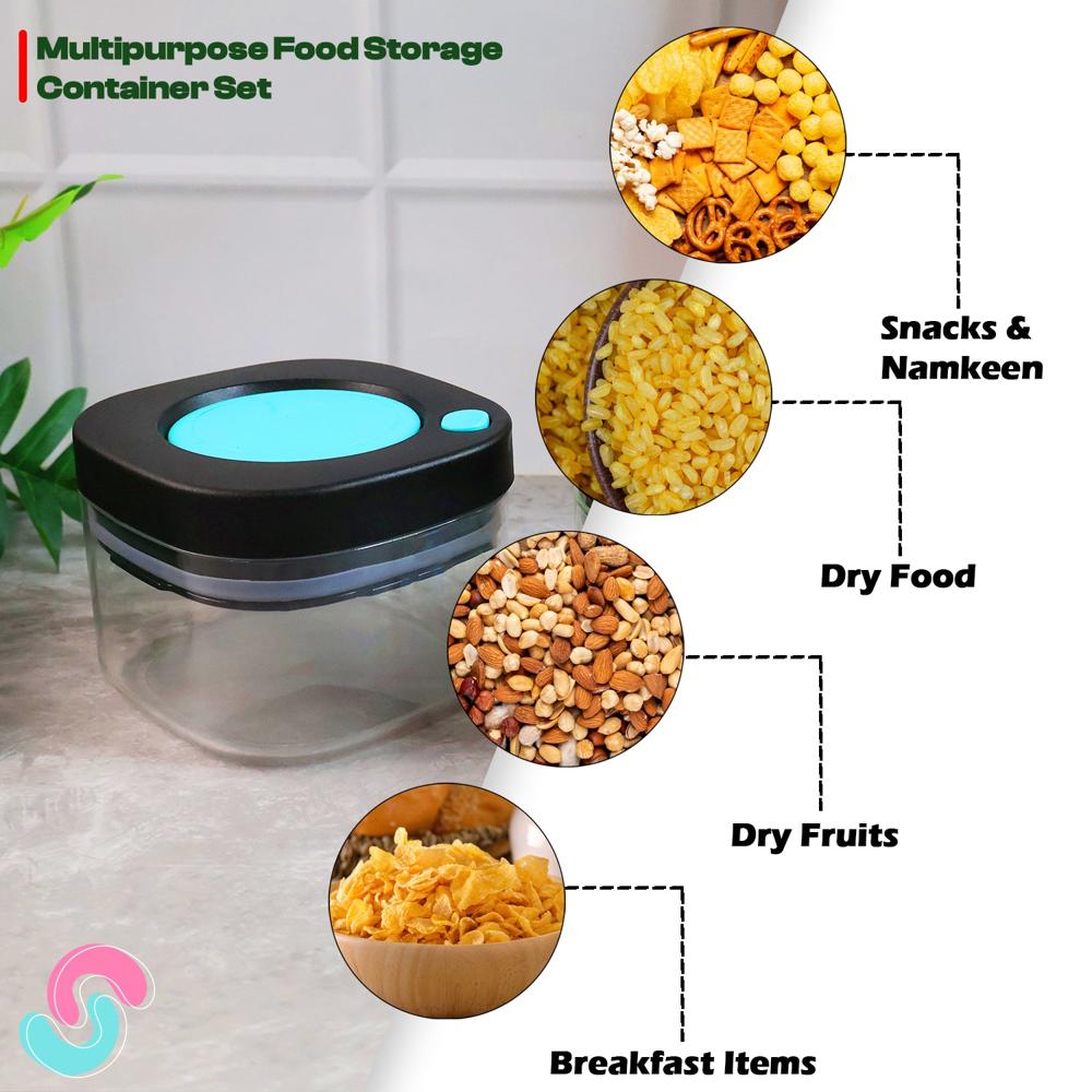 Supermom Airtight Kitchen Storage Containers  (2 Pc Set / 500 ml)