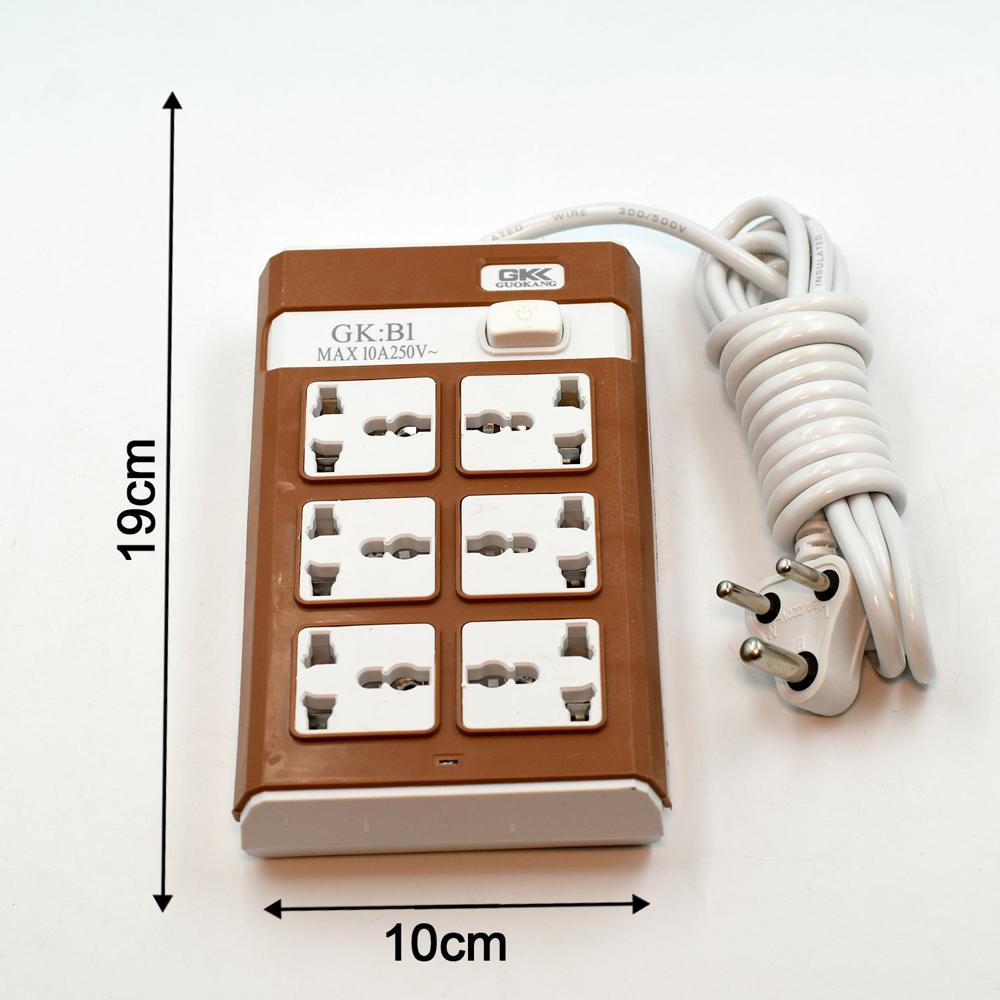Extension Board 250V 6 Way Extension Board (10m)