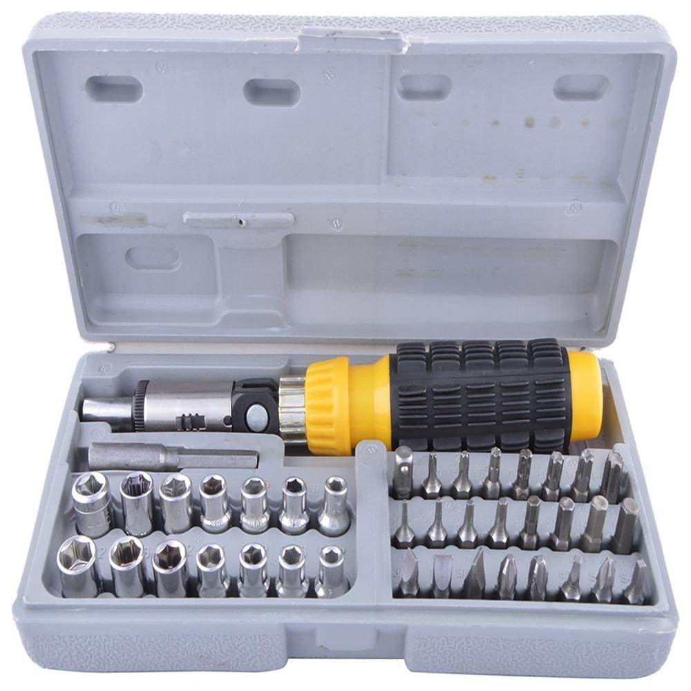 Socket And Screwdriver Tool Kit Accessories (41 Pcs)