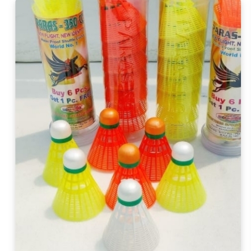 Plastic Shuttle Cock - Color: Mixed