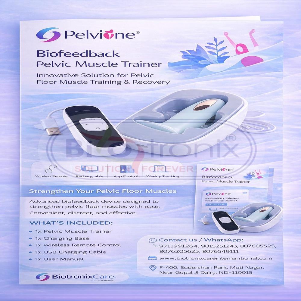 Portable Kegel Rehabilitation Device for Women Health Recovery Sessions