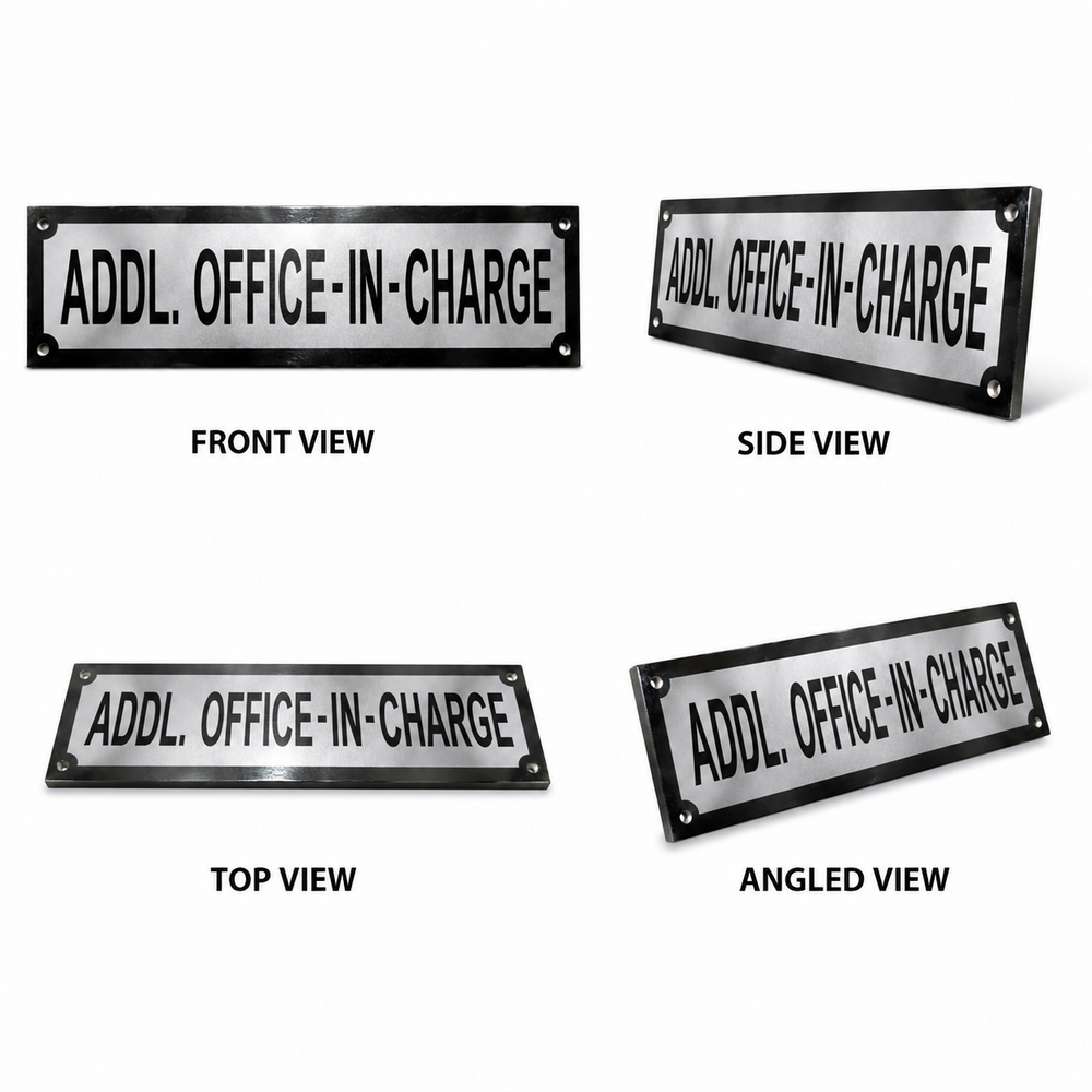 SS Name Plate