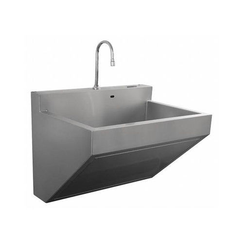 Sensor Operated Wall Mounted Surgical Scrub Station Sink