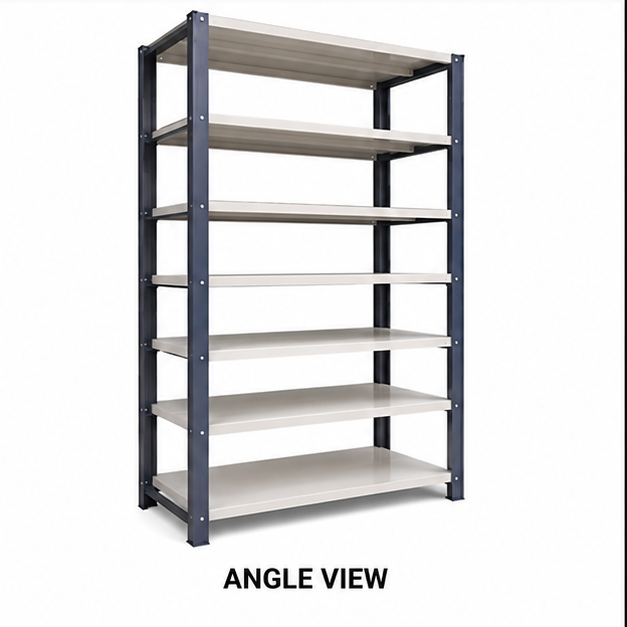 Slotted Angle Rack - Color: As Per Availability