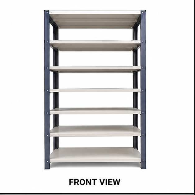 Slotted Angle Rack - Color: As Per Availability