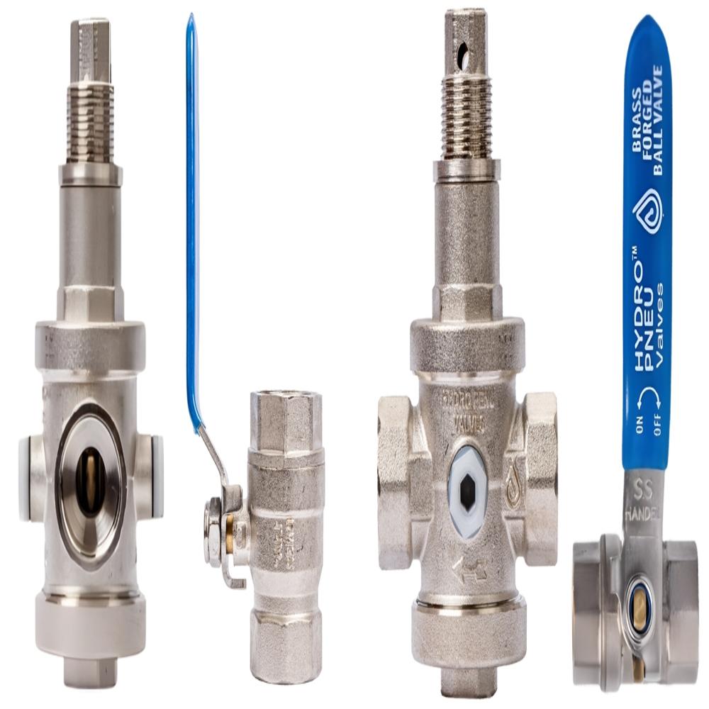 Hydropneu Prv 32mm - Material: Brass