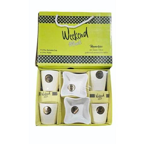 Weekend Masti 6 Piece Tea Set