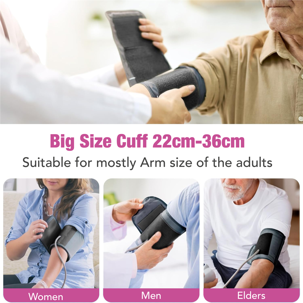 AMKAY Fully Automatic Digital BP Monitor for Home Use | Upper Arm, Large Display, USB Powered