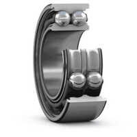 Double Row Angular Contact Ball Bearings - Chrome Steel, 20x47x20.6 Mm, 9000 Rpm | Pressed Steel Cage, Low Vibration, Corrosion Resistant