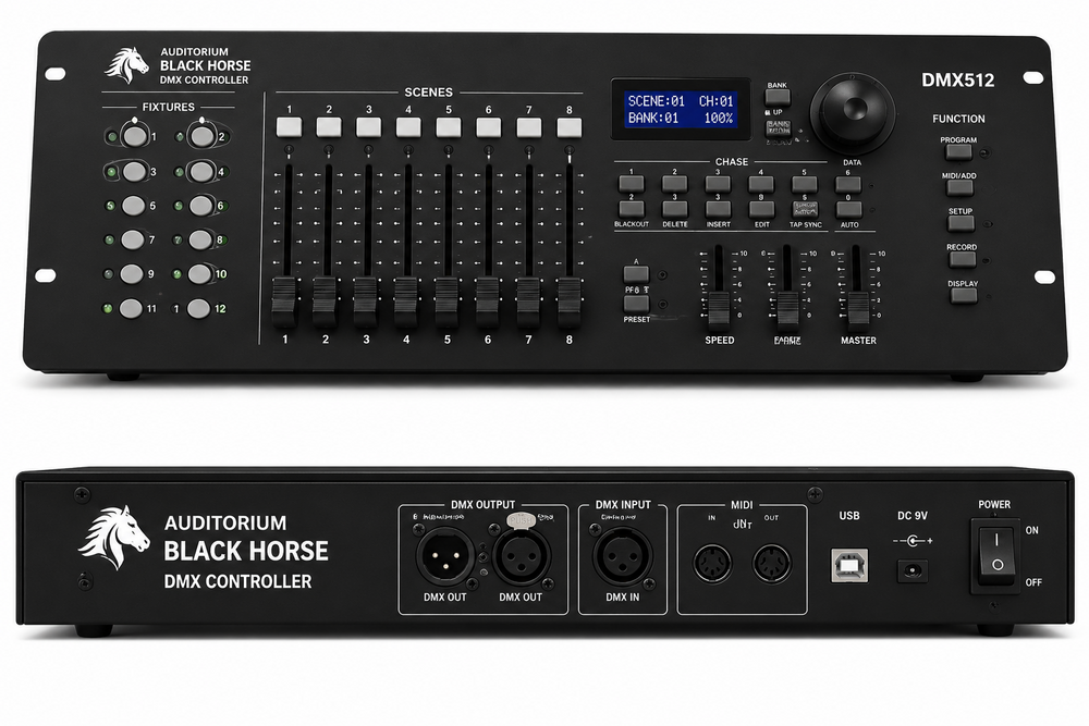 Auditorium Black Horse DMX Controller