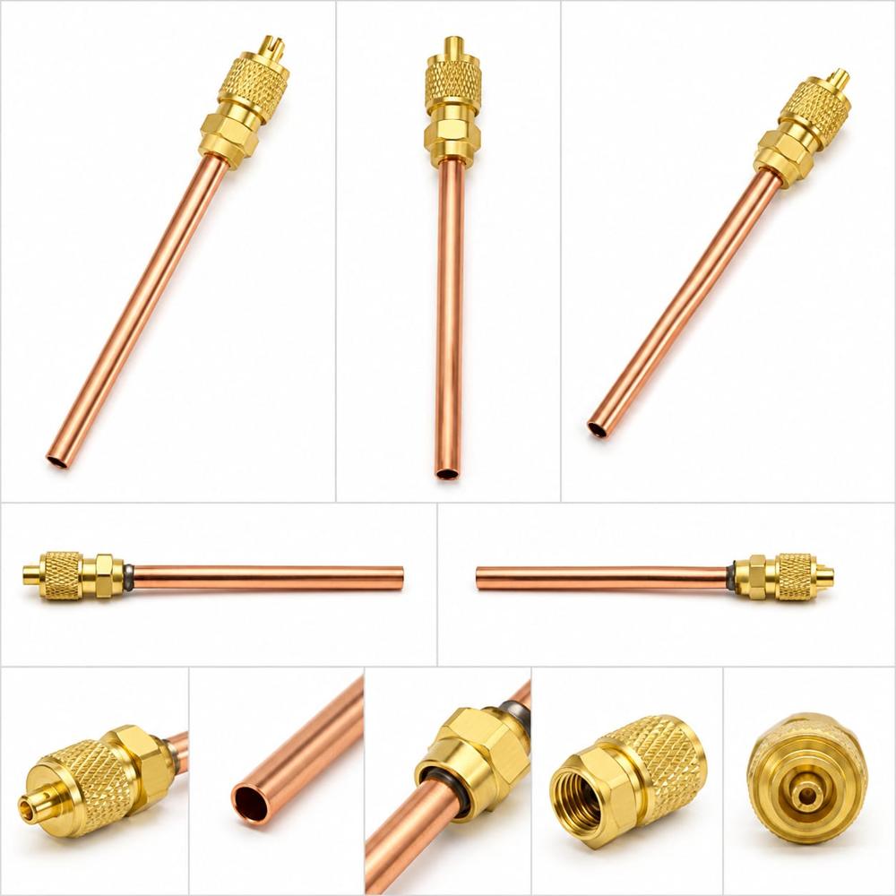 Refrigeration Access Valve - Material: Brass