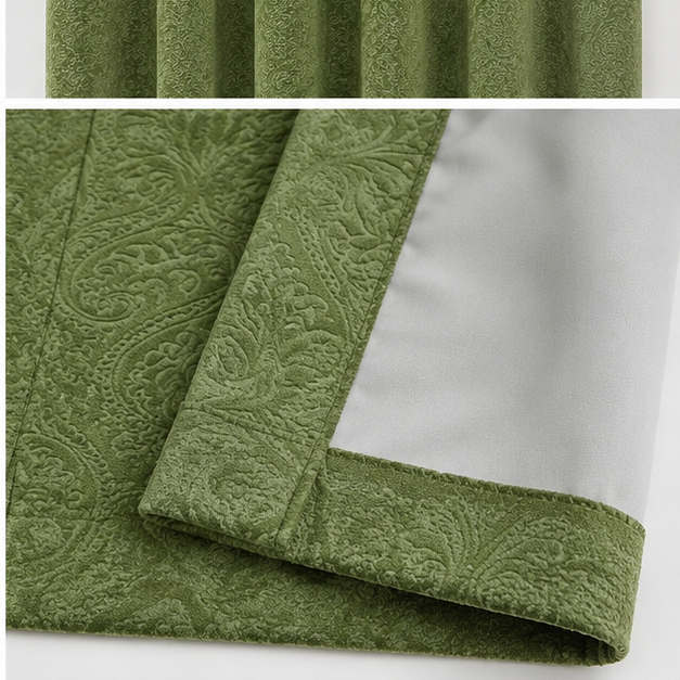 Velvet Embossed Curtain
