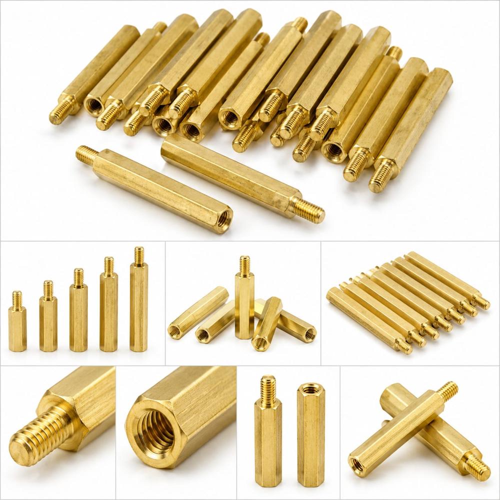 BRASS THREADED SPACER