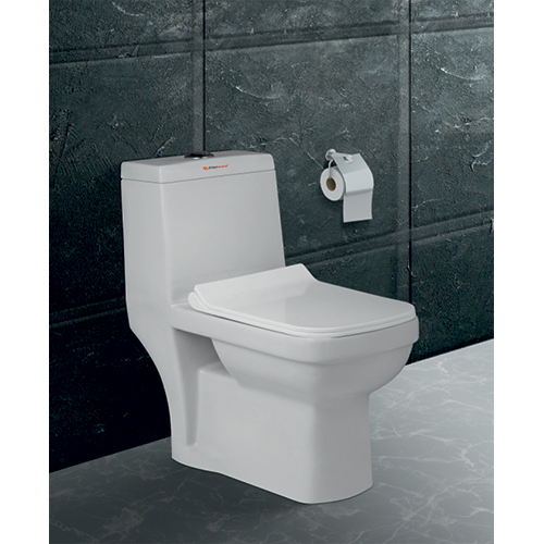 Siphonic One Piece Toilet - Color: White