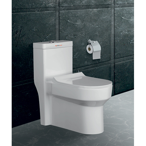 2D Syphonic Commode - Color: White