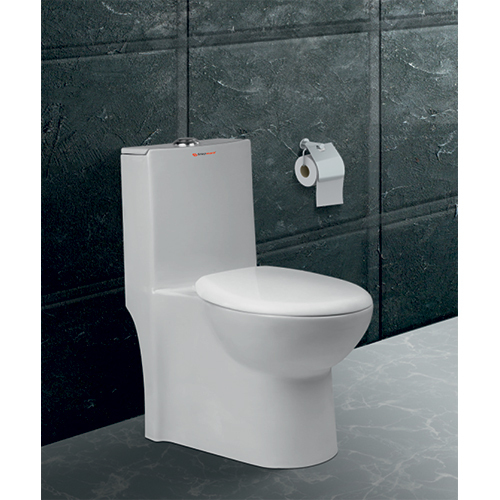 4D Syphonic Water Closet - Color: White