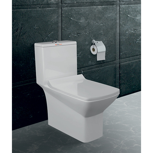 5D Syphonic Commode - Color: White