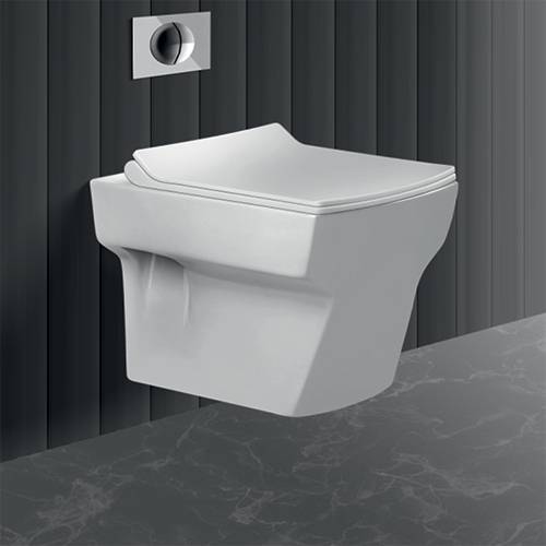 Ceramic Floating Toilet - Color: White