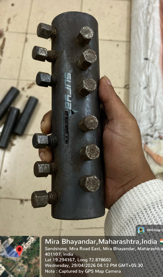 MBT Rebar Coupler Manufacturer | Mechanical Bolted Coupler | Surya Engineering