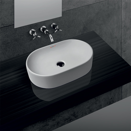 Countertop Bathroom Sink - Color: White