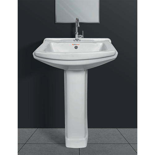 Sophia Wash Basin With Pedestal Set