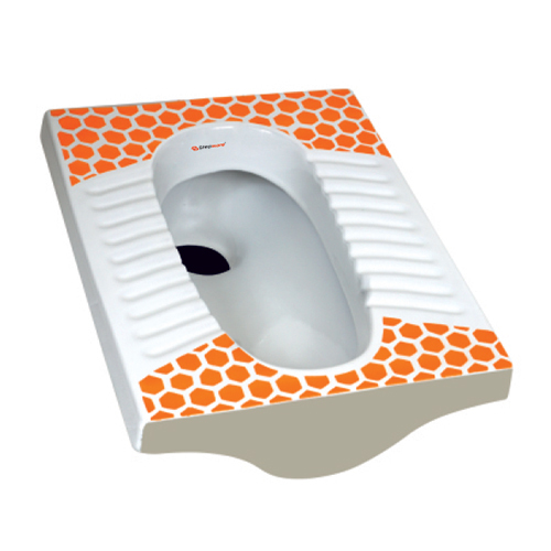 Orange Asian Toilet Seat - Feature: Easy To Clean