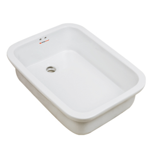 Ceramic Kitchen Sink - Color: White