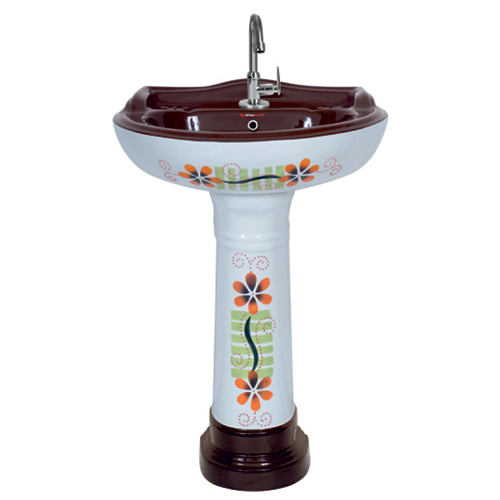 Stepware 508 Stargold Vitrosa Pedestal Wash Basin - Feature: Elegant Design