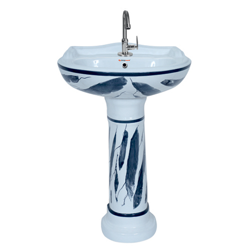 Decorative Pedestal Wash Basin - Operating System: Manual