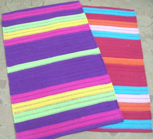 Rugs - Cotton, Varied Dimensions, Durable Thick Weave | Soft, Colorful, Lightweight, Stylish, Machine Washable, Easy Clean, Comfortable