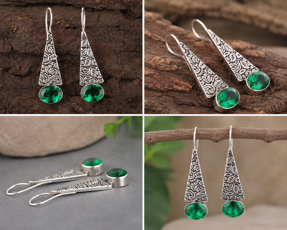Green Leaf Earing - Color: Different Available