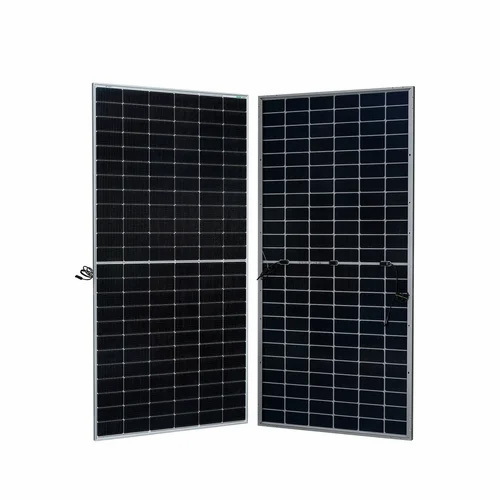 WAAREE 550Wp 144Cells 44 Volts Framed Dual Glass Mono PERC Bifacial Solar Module Solar Panel
