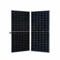 WAAREE 550Wp 144Cells 44 Volts Framed Dual Glass Mono PERC Bifacial Solar Module Solar Panel